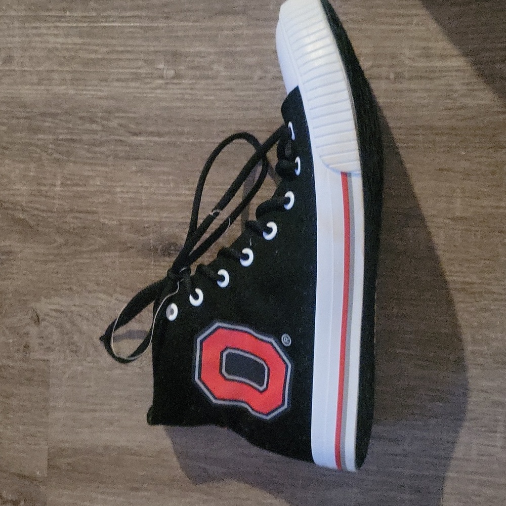 FOCO Ohio State Buckeye Canvas High Tops Men's Size 9